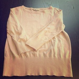 Loft size small cream sweater -EUC